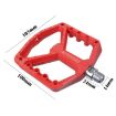 RACEWORK RK579 Bicycle Wide Anti-slip Nylon Pedal - 1 Pair (Black) - 3