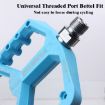 RACEWORK RK579 Cyan Bicycle Wide Anti-slip Nylon Bearing Pedal Pair - 4