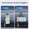 Green Square Clip Car Suction Cup Phone Holder for Front Glass Navigation - 6
