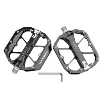 RACEWORK D029 CNC Triple Bearing Anti-slip Bicycle Pedals - Black - 1