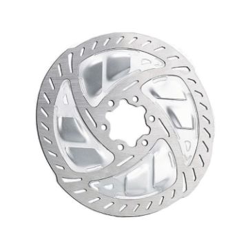RACEWORK RK152 160mm Silver Mountain Bike Disc - Heat Dissipation - 1