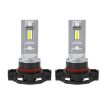 2pcs Mini H16 Direct Plug Car LED Headlight Bulb - White Light - 1
