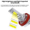 2pcs Mini 9012 LED Headlight Bulbs - Direct Plug, White Light - 4