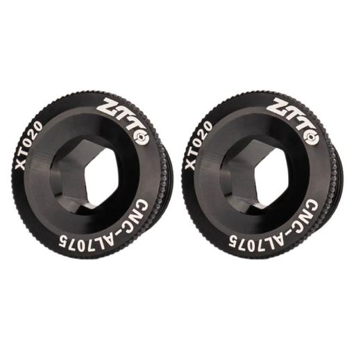 ZTTO M20 Black Aluminum Alloy Crank Cover Screws, 2pcs for Mountain Bike - 1