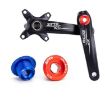 ZTTO M20 Black Aluminum Alloy Crank Cover Screws, 2pcs for Mountain Bike - 2
