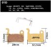 ZTTO MJ-01D Mountain Bike Brake Pads, 2 Pairs, Full Metal Copper Base - 2