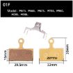 ZTTO MJ-01F Mountain Bike Brake Pads, 2 Pairs, Full Metal Copper Base - 2