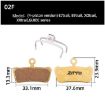 ZTTO MJ-02F Mountain Bike Brake Pads, 2 Pairs, Full Metal Copper Base - 2