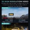 Anytek T2 PRO 2K HD Night Vision Dual Car Camera Front & Rear (No Memory) - 7