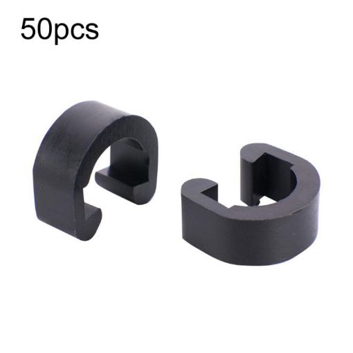 ZTTO 50pcs Bicycle Plastic C-Clips for Mountain Bike Shifter & Brake - 1