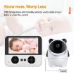 4.3" IPS HD Display 720P Baby Monitor with UK Plug - 4