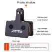 ZTTO MS-02A Semi-Metallic Resin Bicycle Disc Brake Pads, 2 Pairs - 4