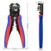 D2 Automatic Crimping & Stripping Pliers - Electrician Wire Tools (Red/Blue) - 3