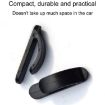 4pcs Set Black Hidden Car Seat Sticky Hooks - Multifunctional & Simple - 4