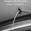 4pcs Set Black Hidden Car Seat Sticky Hooks - Multifunctional & Simple - 7