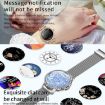 Gold Pink Silicone Strap Sports Smartwatch with Bluetooth Calling & AI Voice - 5
