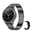Bluetooth Calling AI Voice Assistant Waterproof Sports Smartwatch, Black - 1