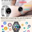 Bluetooth Calling AI Voice Assistant Waterproof Sports Smartwatch, Black - 9