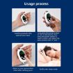 EMS Pulse Smart Handheld Sleep Meter Aid Instrument - White (HY61) - 8
