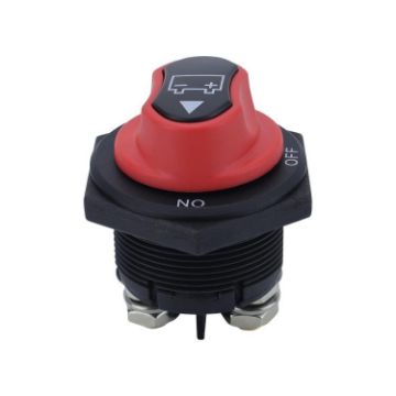 200A DC Brass RV Yacht Battery Switch - Leak-proof, Black, Style 2 - 1