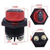 200A DC Brass RV Yacht Battery Switch - Leak-proof, Black, Style 2 - 5