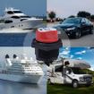 200A DC Brass RV Yacht Battery Switch - Leak-proof, Black, Style 2 - 8