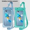 White TPU Dual Airbag Floating Waterproof Phone Pouch for Diving & Swimming - 8