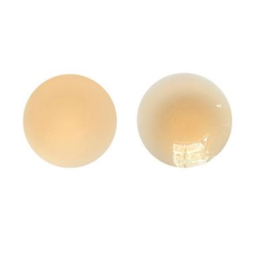 Ultra-thin Invisible Silicone Breast Stickers, 8cm, Natural Skin - 1