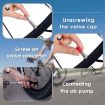 ZTTO 10pcs Presta to Schrader Valve Converter Kit for Bikes - Red - 5