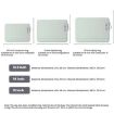 Beige 13/13.3 Inch Laptop Bag for Women - Portable iPad Case - 4