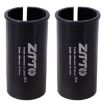 ZTTO Bicycle Seat Post Conversion Sleeve 27.2-30.4mm 2pcs (Black) - 1