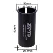 ZTTO Bicycle Seat Post Conversion Sleeve 27.2-30.4mm 2pcs (Black) - 2