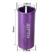 ZTTO Bicycle Seat Post Conversion Sleeve 28.6-31.8mm 2pcs Purple - 2