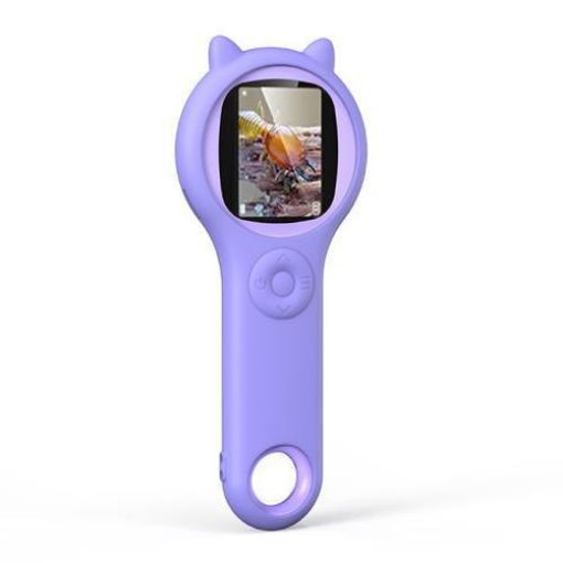 Purple Children Science Experiment Set Microscope Toys - Educational Kit - 1