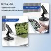 200W Pixel 1000X HD Wireless Digital Microscope with Holder - White - 7