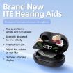 Invisible Elderly Hearing Aids with Noise Reduction & Digital Display (Black) - 4