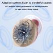 Invisible Elderly Hearing Aids with Noise Reduction & Digital Display (Black) - 9