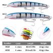 HENGJIA MI225 16cm 30g Deep Diving Mino Fishing Lure, Color No.2 - 5