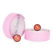 FMFXTRA F258 Road Bike Handlebar Tape - Anti-Slip, Breathable, White Pink - 1