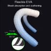 FMFXTRA F258 Road Bike Handlebar Tape - Anti-Slip, Breathable, White Pink - 6