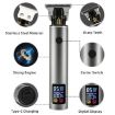 Rechargeable Haircut Kit - Zero Blade Hair Clippers for Men (Dark Gray) - 7