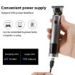 Rechargeable Haircut Kit - Zero Blade Hair Clippers for Men (Black) - 6