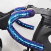 FMFXTRA F168 Road Bike Handlebar Tape - Anti-Slip, Breathable, Aurora Purple - 2