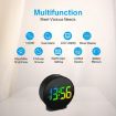 EDUP EH-8816 Digital Clock Night Light Dual Power Alarm (White) - 2