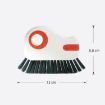2-in-1 Detachable Window Sill & Groove Cleaning Brush - Orange - 3