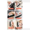 2-in-1 Detachable Window Sill & Groove Cleaning Brush - Orange - 7