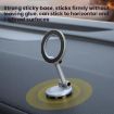 Magnetic Folding Car Phone Holder - Black | Mobile Navigation Stand - 3