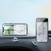 Magnetic Folding Car Phone Holder - Black | Mobile Navigation Stand - 7