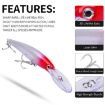 PROBEROS DW627 Large Minnow Lure, Long-Distance Casting Bionic Bait 22.5cm/75g - 7