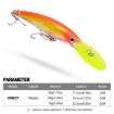 PROBEROS DW627 Large Minnow Lure, Long-Distance Casting Bionic Bait, H Style - 4